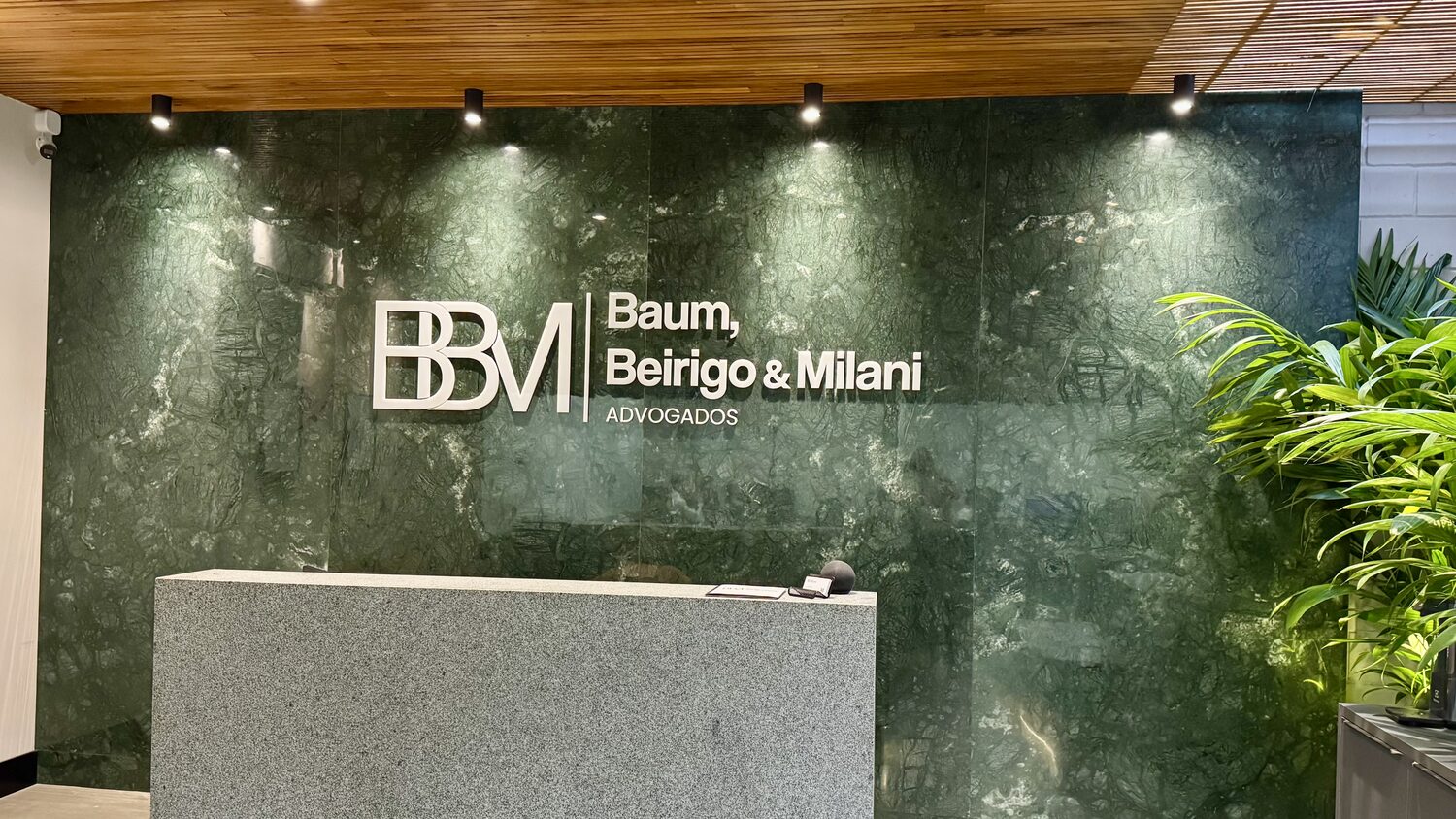 Recepção do escritório
